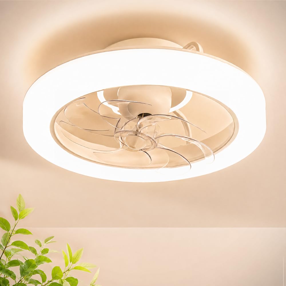 Amazon.co.jp : TENKOO&YOU シーリングファンライト LED 扇風機 Φ50cm